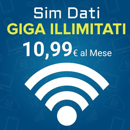 Sim dati con giga - giga, illimitati